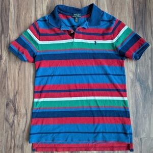 Polo by Ralph Lauren Multicolor Striped Polo Shirt: Youth XL